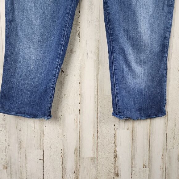 NYDJ Alina Ankle Denim Jeans Blue Size 12 - Picture 5 of 10